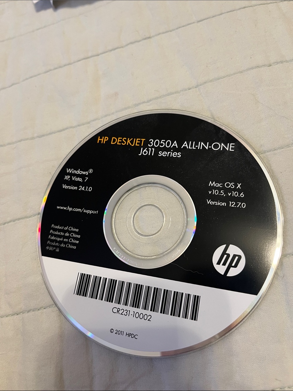 HP deskjet 3050A j611 series printer software